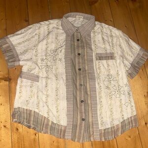 POL Women’s Multicolor Short Sleeve Shirt